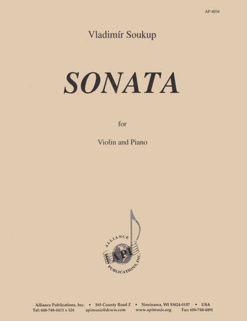 Sonata for Violin and Piano